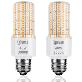 RIUVAO Led corn bulb with 5000lm outdoor brightness for porches and yards.