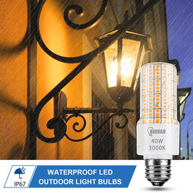 RIUVAO corn bulb IP67 waterproof for durable outdoor use.
