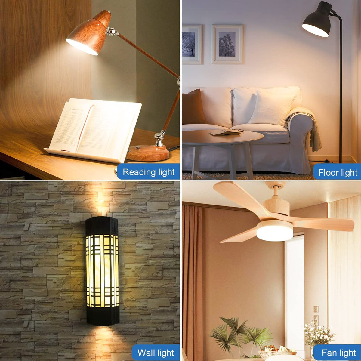 RIUVAO corn bulb suited for indoor and outdoor spaces like garages.