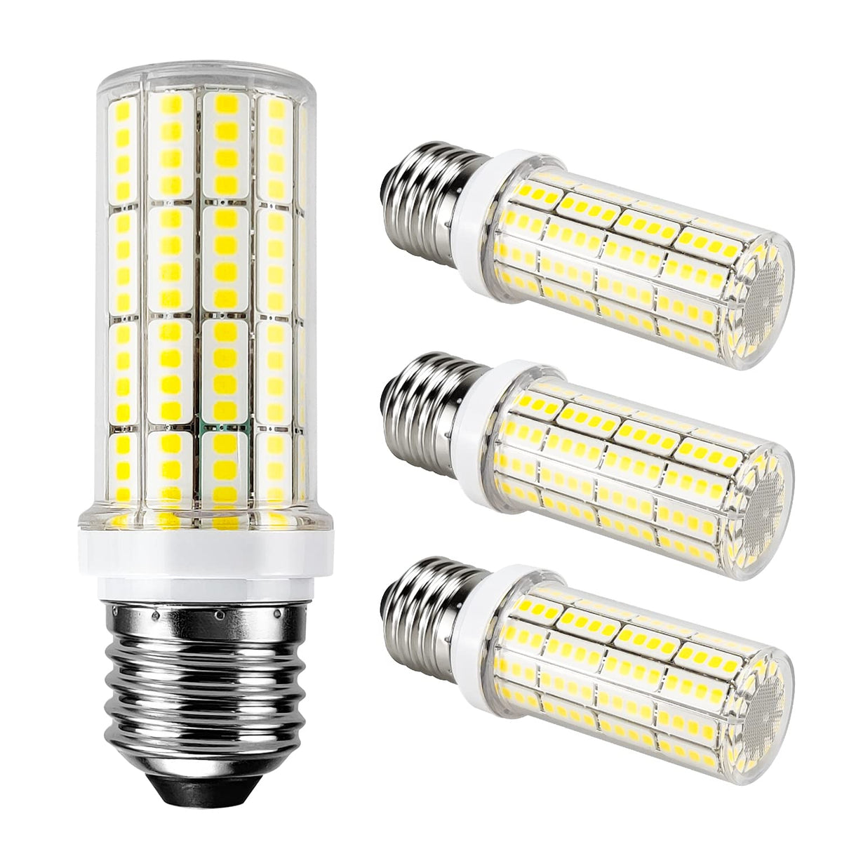 RIUVAO LED corn light bulb front view delivering bright daylight illumination for rooms