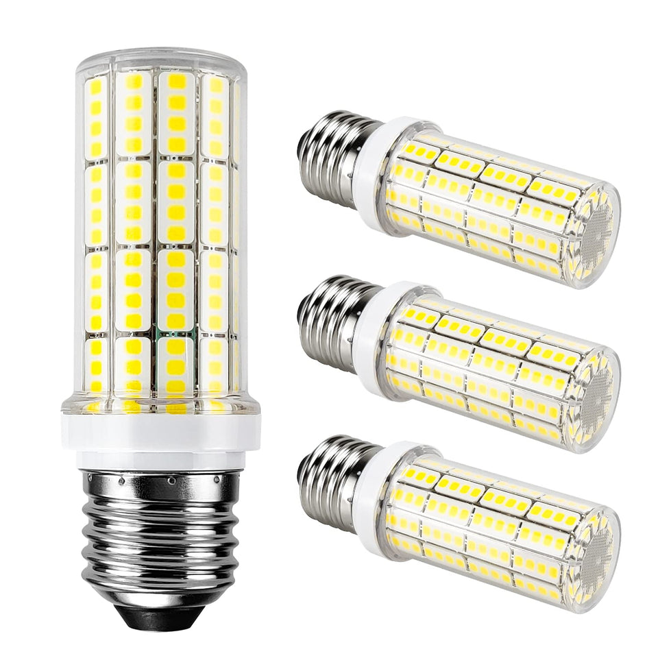 RIUVAO LED corn light bulb front view delivering bright daylight illumination for rooms