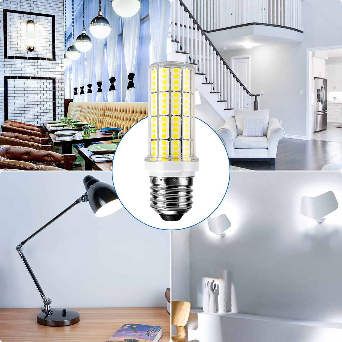 RIUVAO LED corn light is waterproof and dustproof for indoor and outdoor use