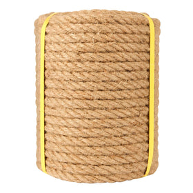 Riverlin jute rope 1/2 inch braided for outdoor strength and durability.