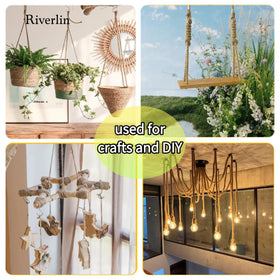 Riverlin jute rope garden-hanging for planters and yard decor.