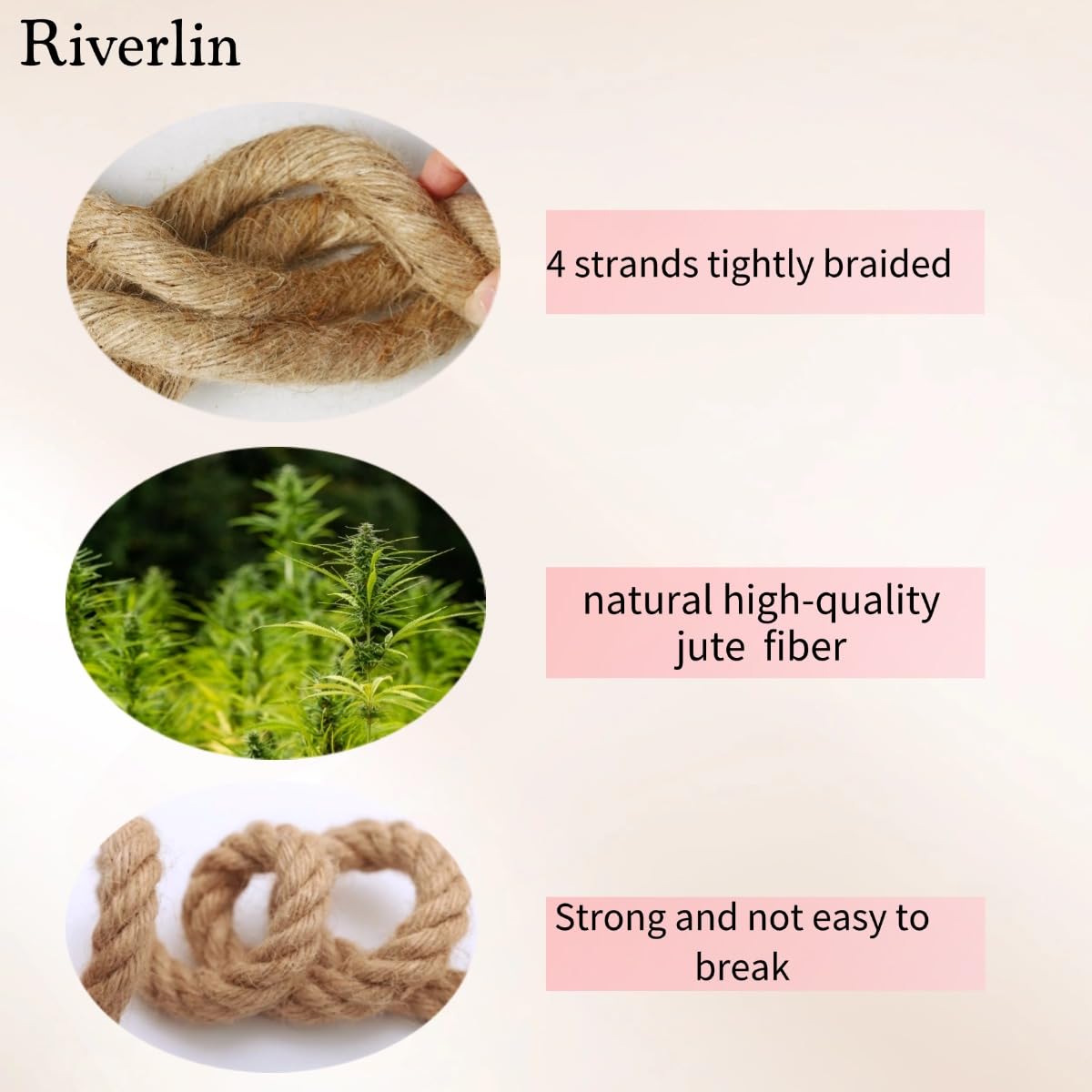 Riverlin jute rope heavy-duty performance in harsh weather.