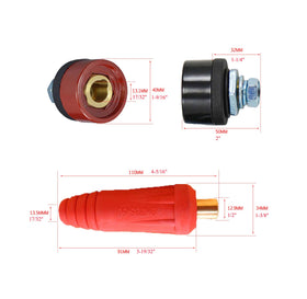 RiverWeld 35-50mm2 wire range supports versatile TIG setups.