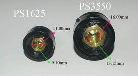 RiverWeld DKZ35-50 red socket enables secure color-coded connections.