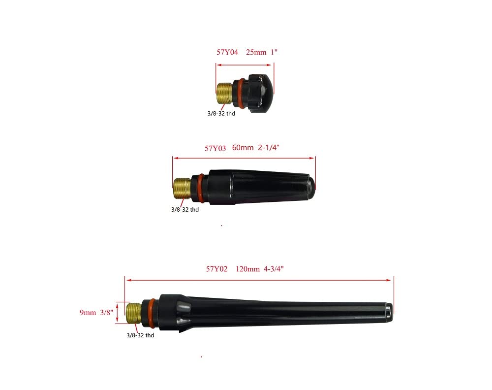 RiverWeld TIG gas lens nozzle 53N89 enables stable arc at higher current