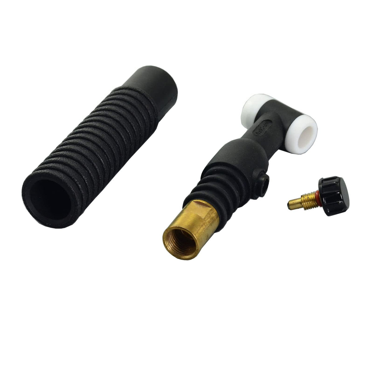 RiverWeld WP-26FV TIG torch with gas valve for steady shielding gas flow.