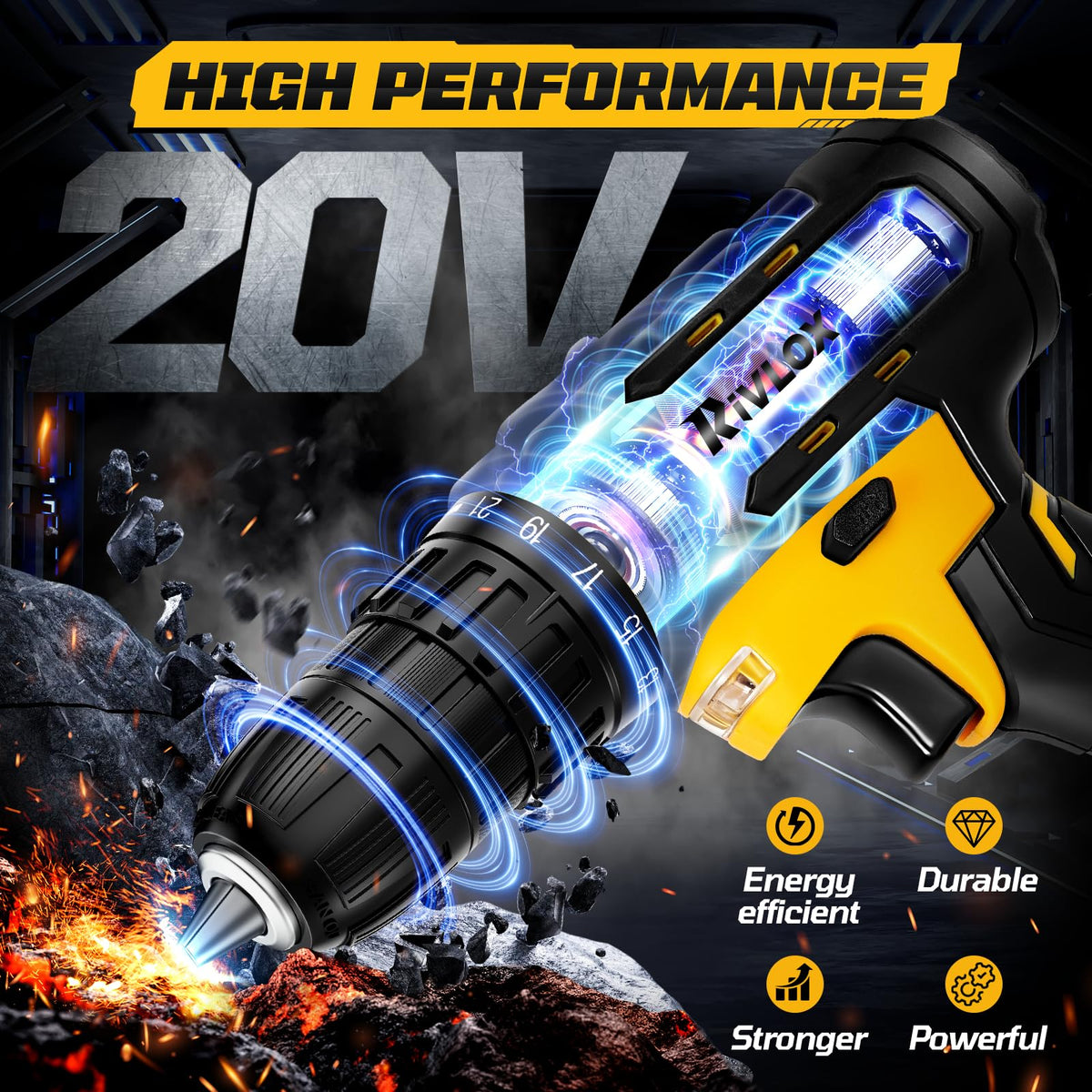 Rivlox 21+1 clutch detail helps prevent screw stripping