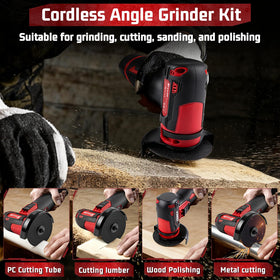 Rivlox cordless grinder compact design fits tight spaces during renovation.