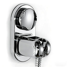 RIVOODS suction cup shower head holder with 5 angles for versatile positioning.