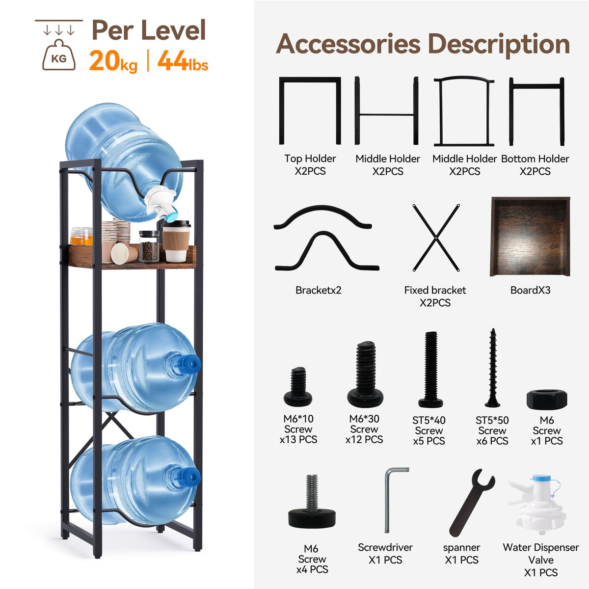 RIVPOX water dispenser stand enhances daily hydration at home or office.