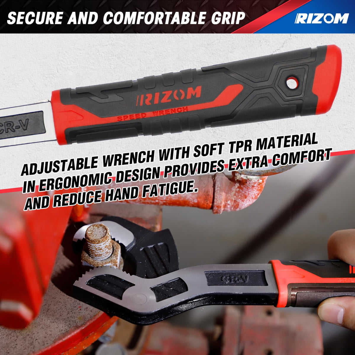 Rizom 3-piece set supports 9/32 to 1-3/8 inch fittings for versatility