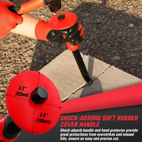 Rizom soft grip reduces hand fatigue for extended use.