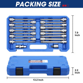 Rizom clearly engraved sizes and beveled ends ease insertion and use.