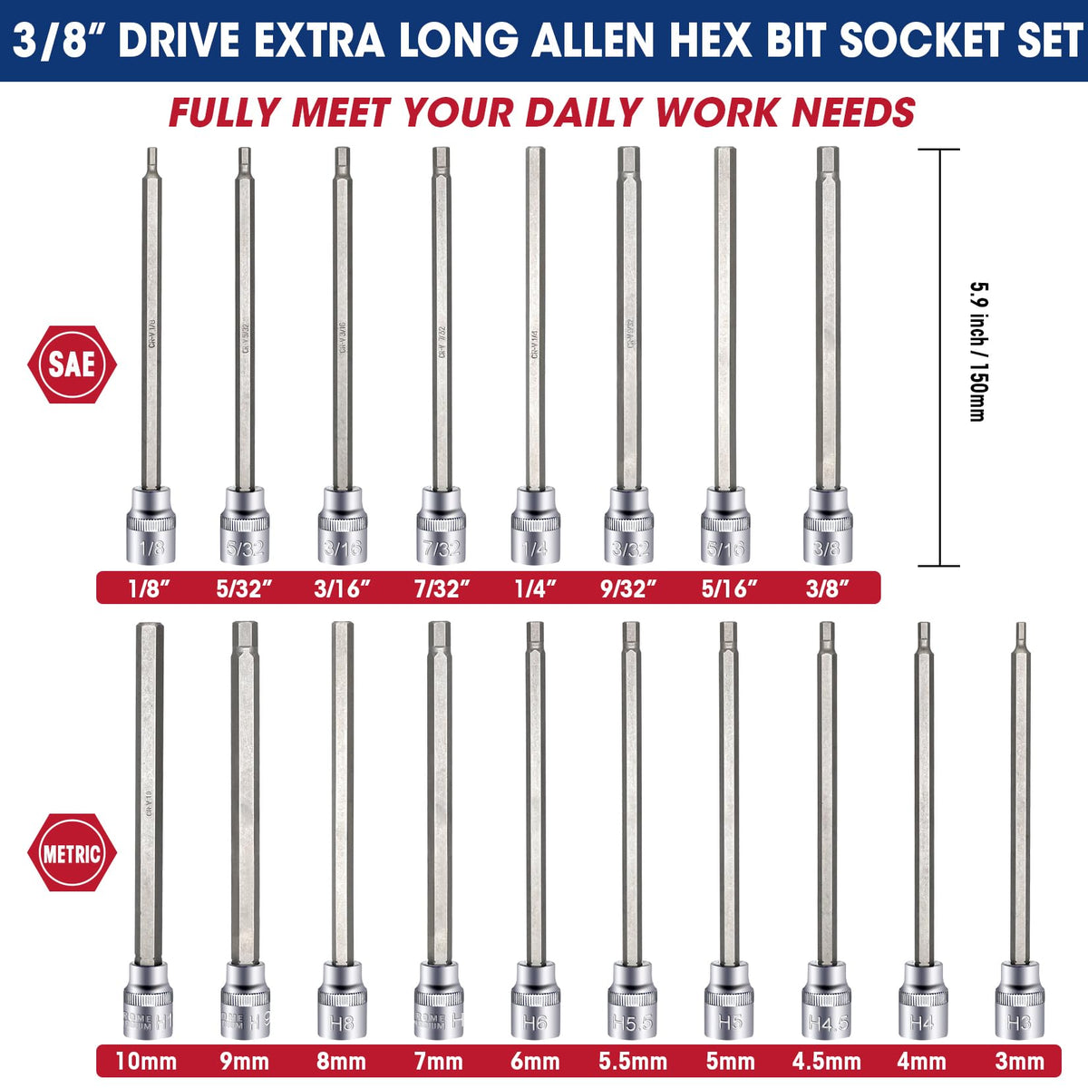 Rizom extra-long bits reach deep fasteners and tight spaces