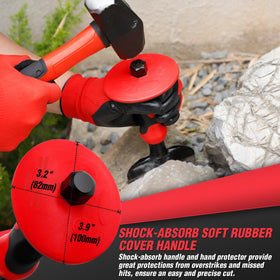 Rizom oval hand guard increases protection and reduces overstrike during use