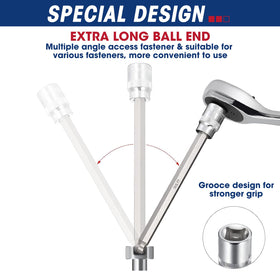 Rizom polished, rust-resistant sleeves with accurate size markings.