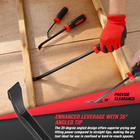 Rizom Pry Bar Set 12-inch: extended leverage for mid-size tasks.