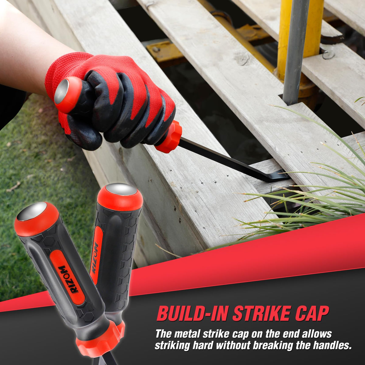 Rizom Pry Bar Set 17.5-inch: maximum reach for stiff gaps.