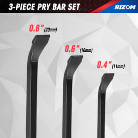 Rizom Pry Bar Set Striking Cap: durable end for hammering into gaps.