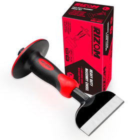 Rizom Rock Chisel 8-Inch blade with ergonomic grip for stone and brick