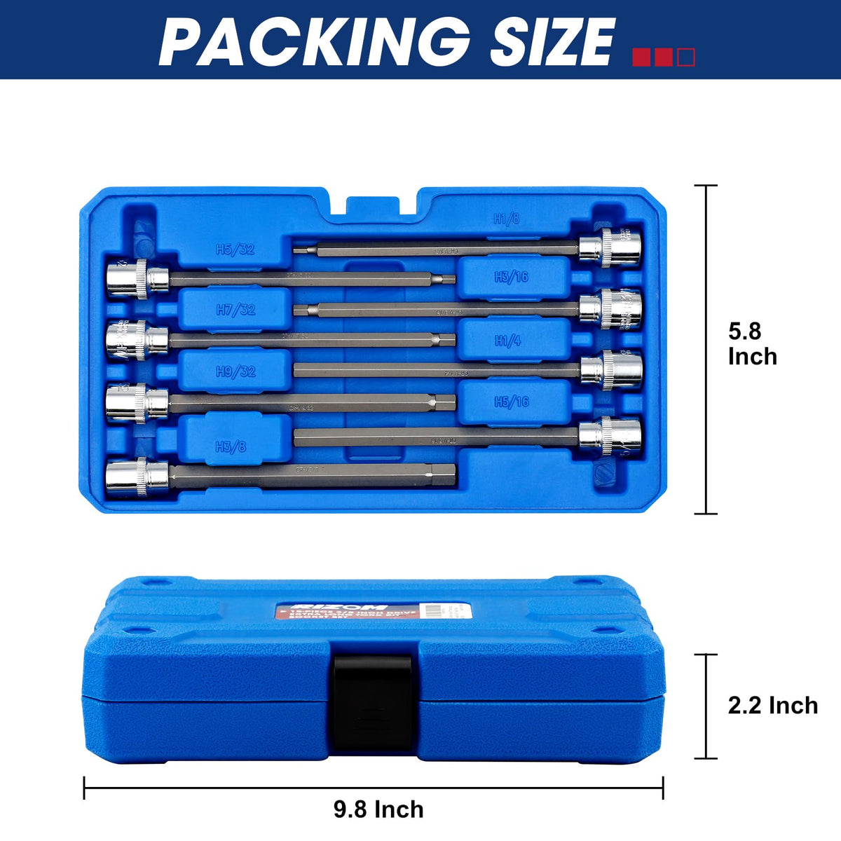Rizom compact storage box keeps sockets organized and accessible