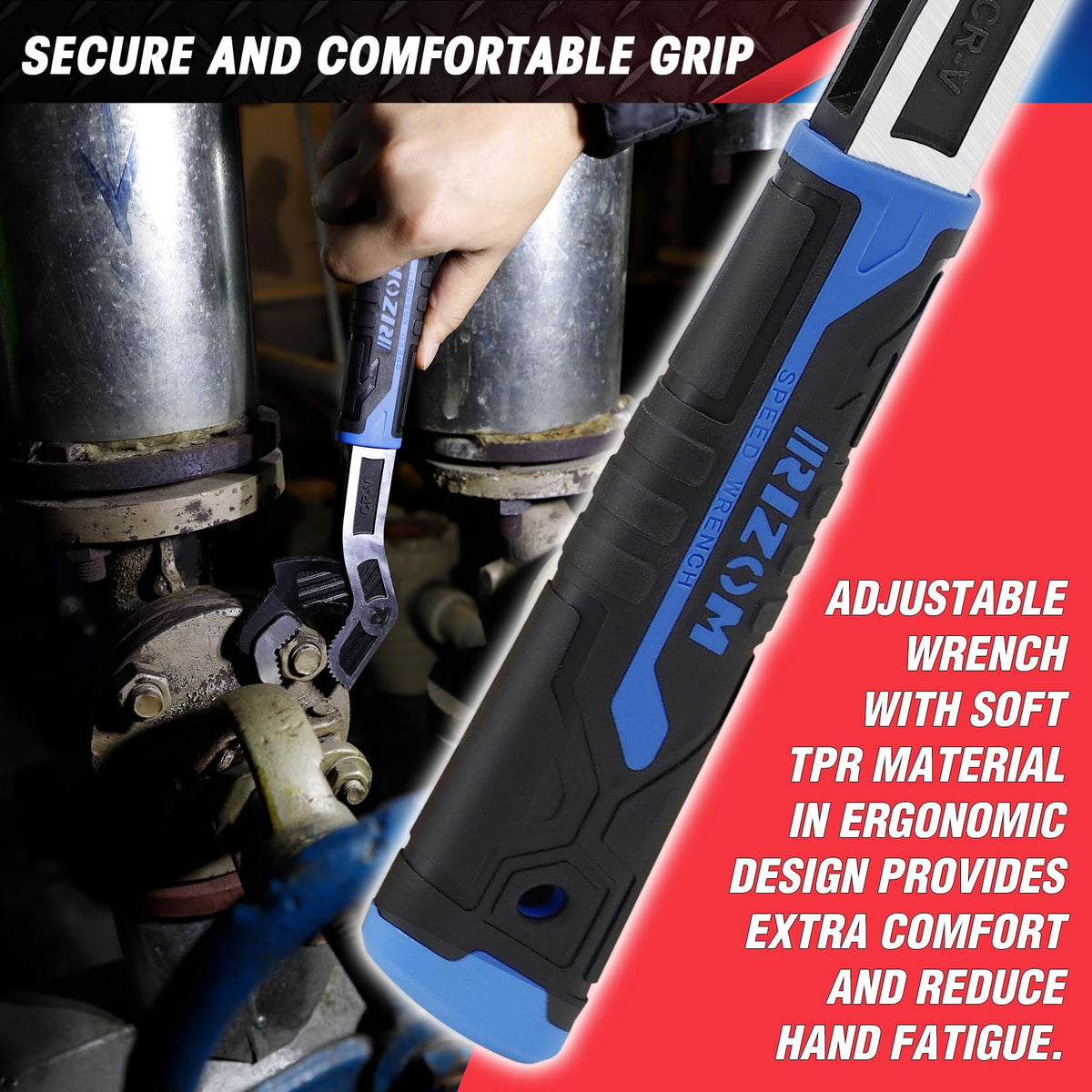 Rizom two piece wrench set ready for DIY and professional tasks.