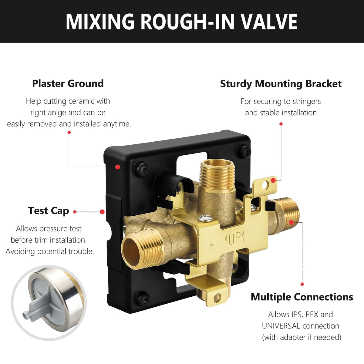 RJDIBAN solid brass valve construction signals lasting reliability.