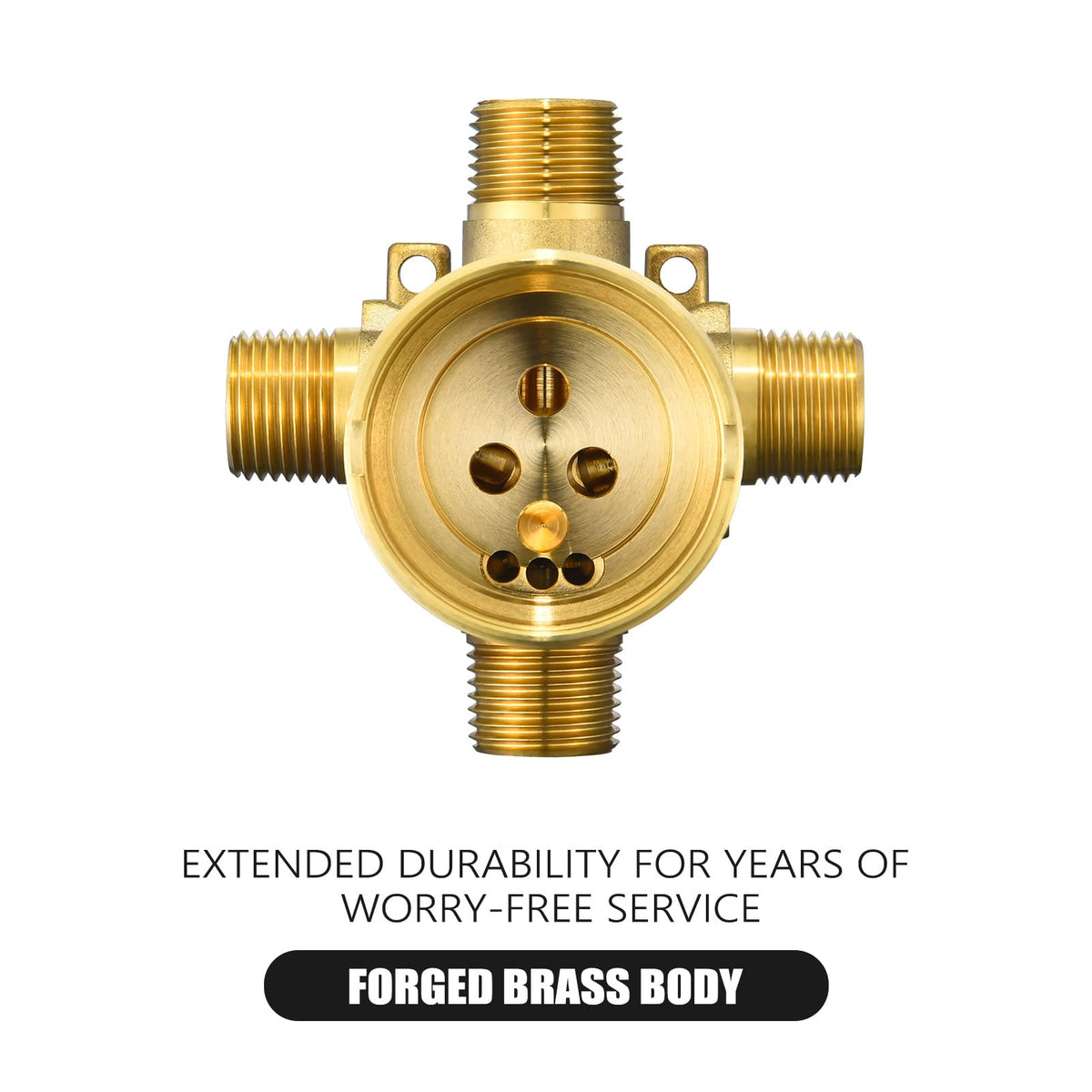 RJDIBAN R11000 rough-in valve flow-control demonstrates water direction options