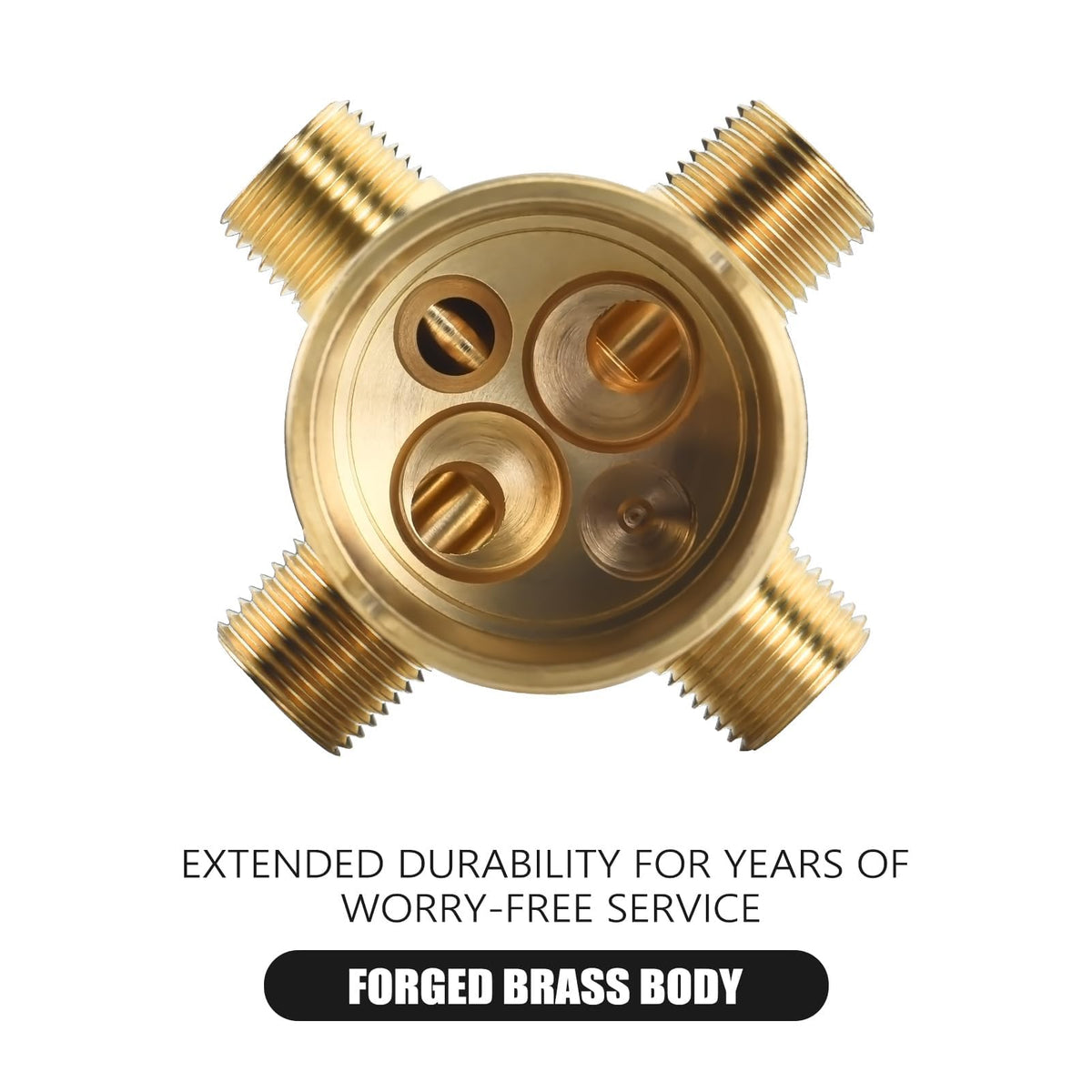 RJDIBAN Delta R10000 valve body detail showing solid brass build.
