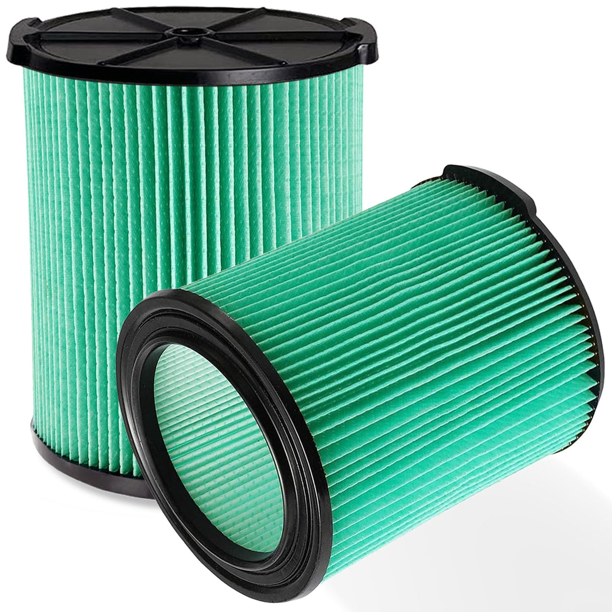 Rjnlsc VF6000 2-pack filter for Ridgid vacuums supports consistent filtration
