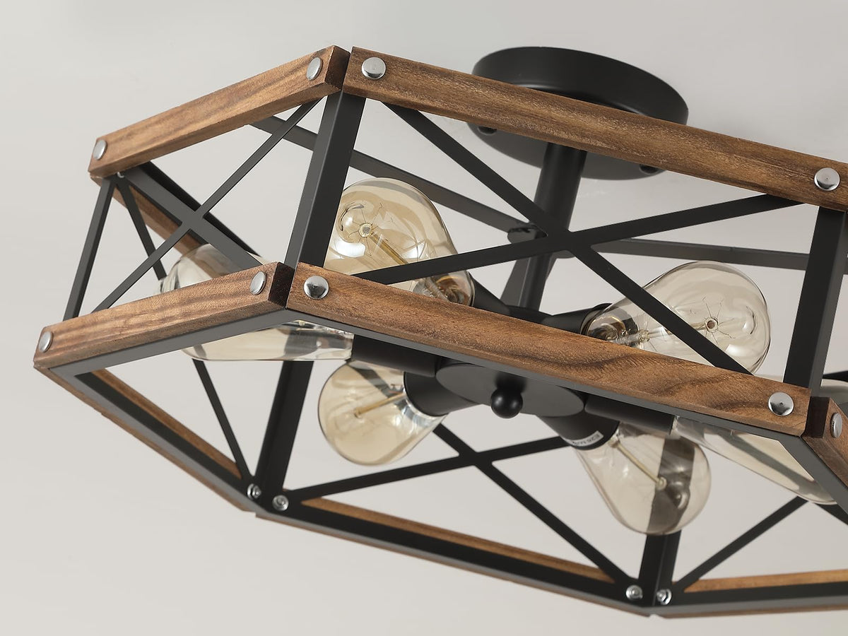 RKUCSR dining room farmhouse ceiling light suitable for entry and living areas.