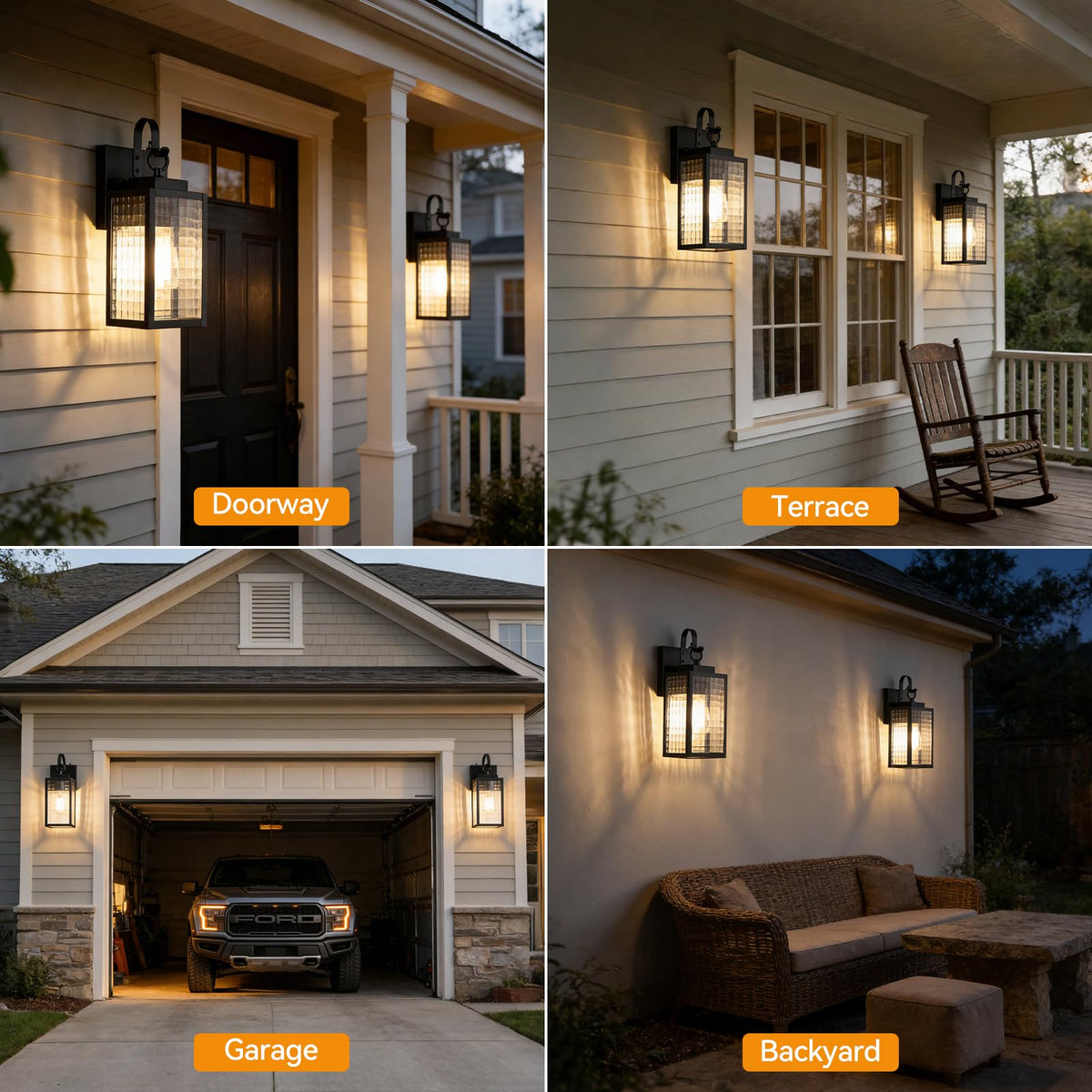 RLdream outdoor wall light offers a privacy friendly glow