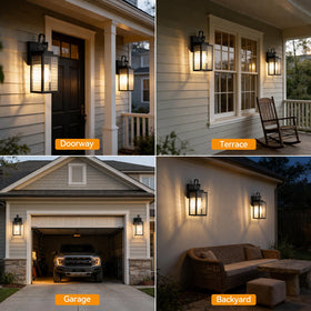 RLdream outdoor wall light offers a privacy friendly glow