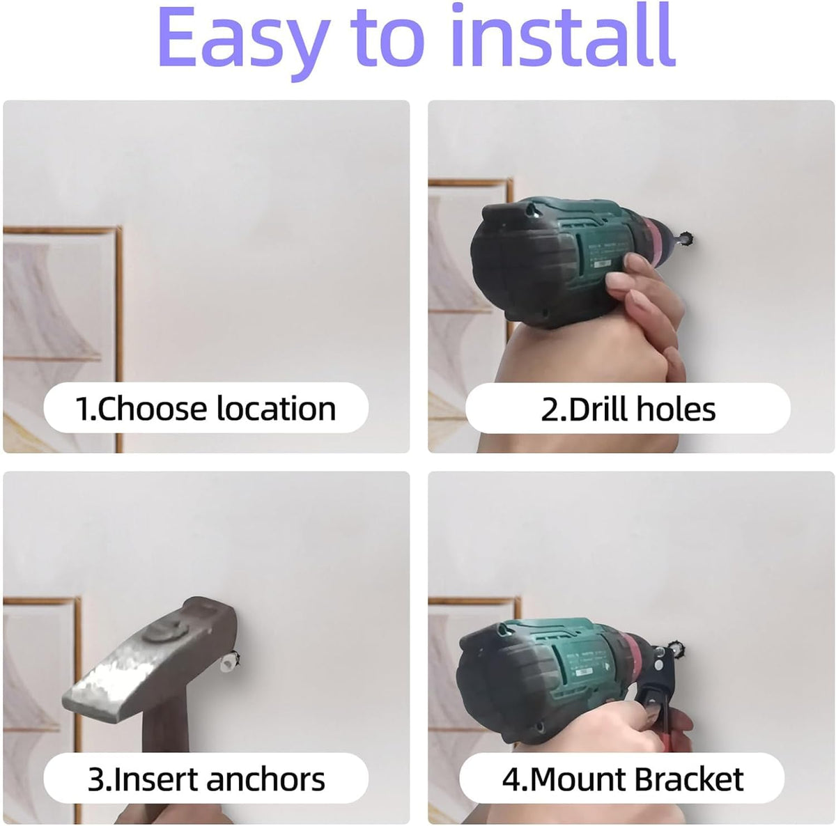 Rlipily storage solution keeps ladders and tools off floor.