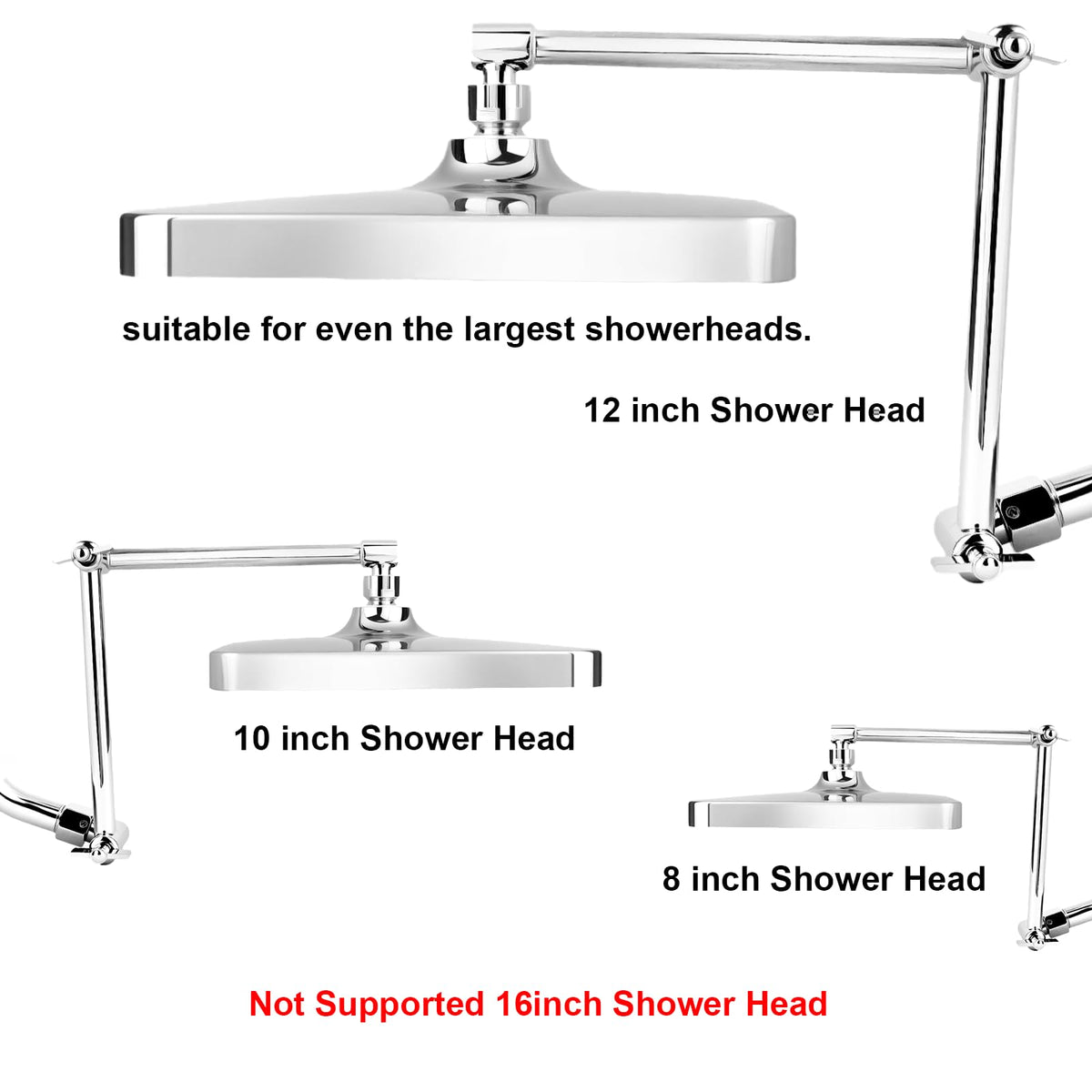 RLKDKJ chrome finish adds a sleek look and durable upgrade