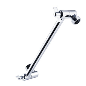 RLKDKJ heavy-duty shower arm 11-inch extension for extended reach and full-body spray.