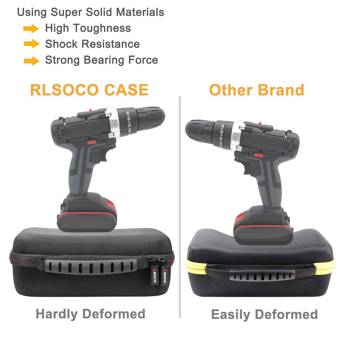 RLSOCO case mesh pocket stores leads and probes neatly.