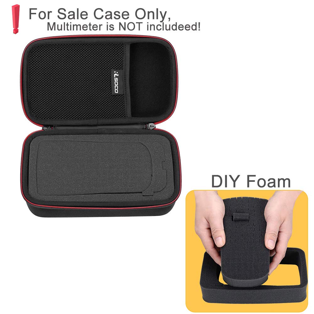 RLSOCO case with removable foam lets you customize fits for multiple meters.