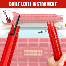 Rmannke pipe nut installation tool secures valves and baskets smoothly.