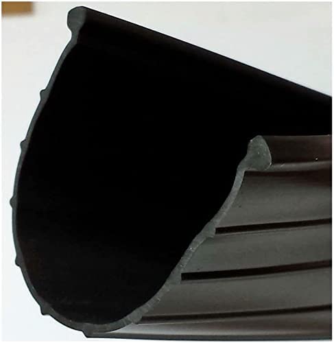 ro6g Wayne Dalton bottom seal close-up showing round bead fit to round tracks