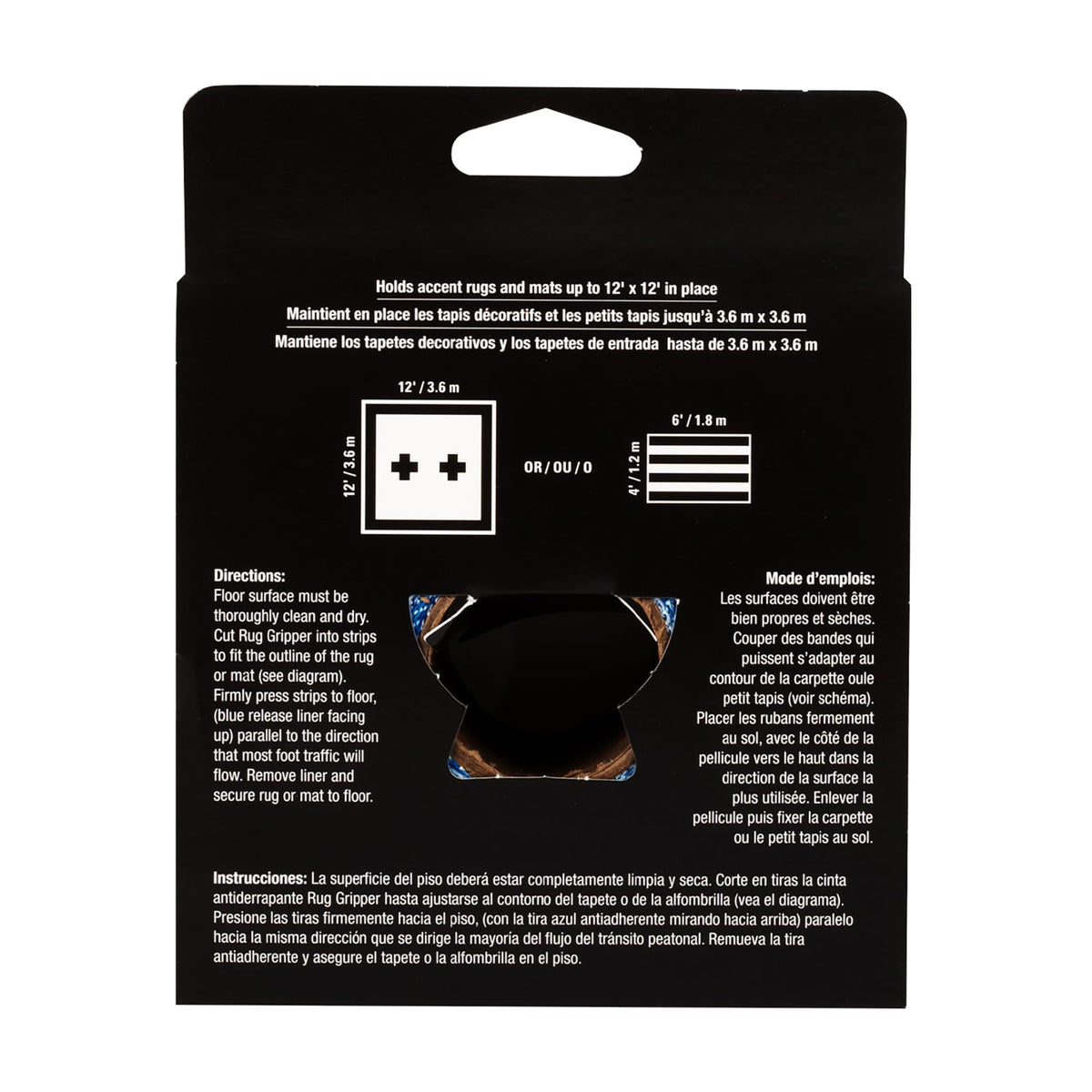 Roberts Rug Gripper easy-peel-cut setup for fast installation
