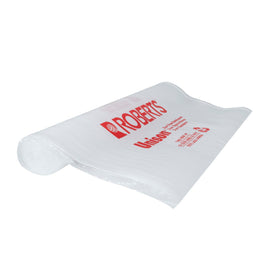 ROBERTS Unison premium 2-in-1 underlayment roll provides cushioning and moisture protection.