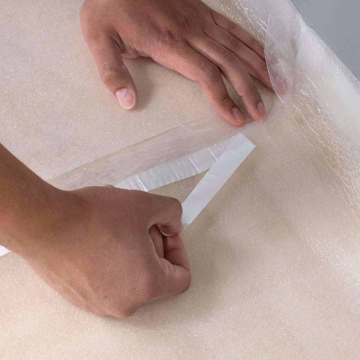 ROBERTS Unison top-film moisture barrier protects floors from vapor intrusion.