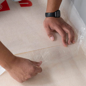 ROBERTS Unison underlayment is compatible with radiant heated floors for cozy warmth.
