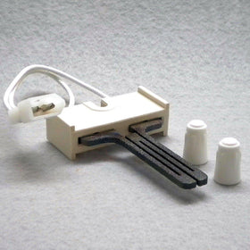 Robertshaw LH33ZS004 wide-style ignitor close-up with durable ceramic block.
