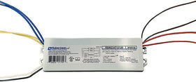 Robertson RSW234T12120 ballast front view highlighting compact form factor for retrofits.
