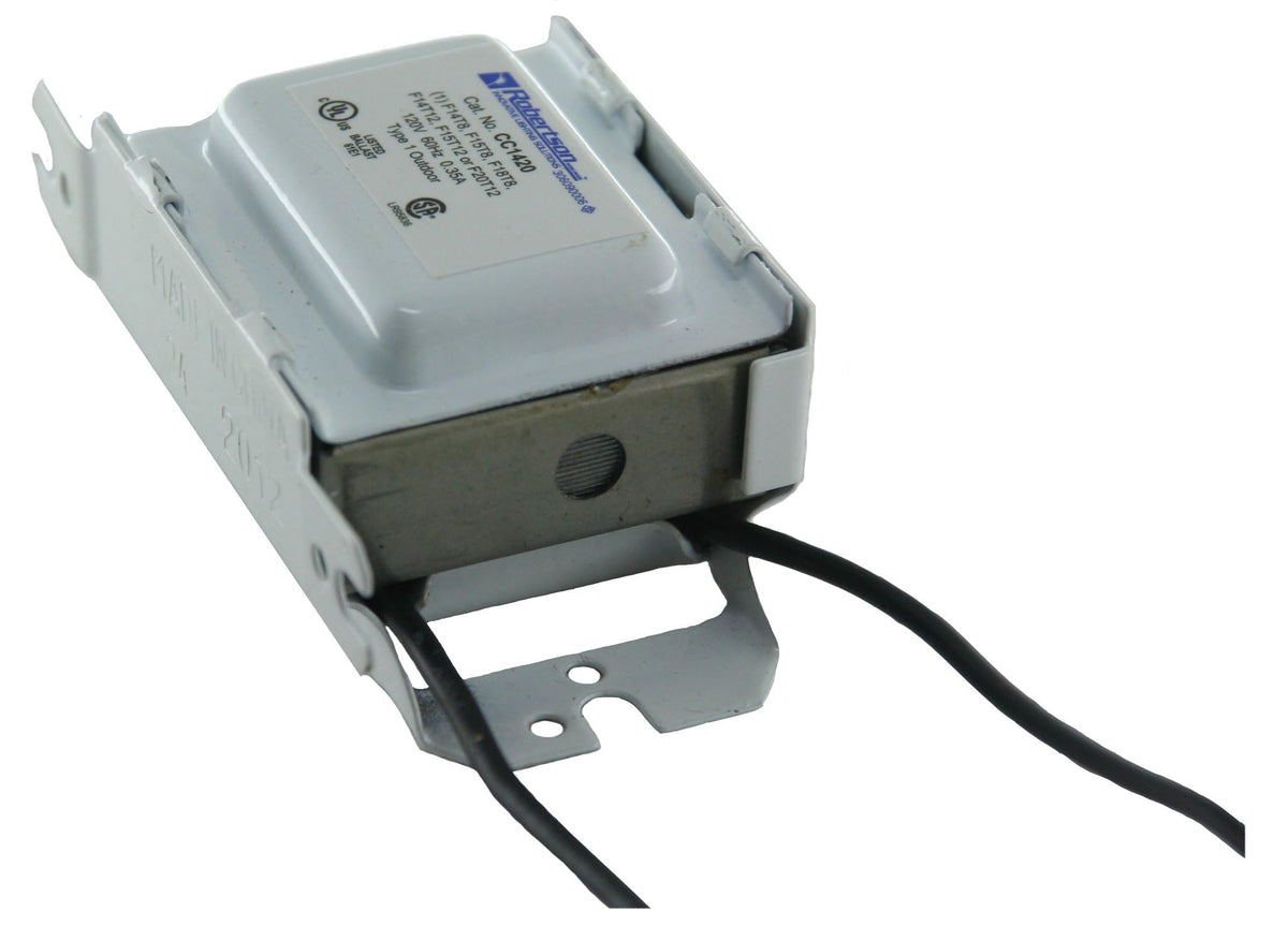 Robertson Worldwide CC1420P ballast label Ul RoHS compliant for safe use